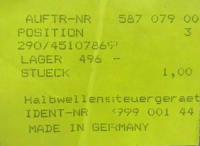 NEW MANNESMANN DEMAG 48636844 CONTACTOR HSN-8 290/45107869