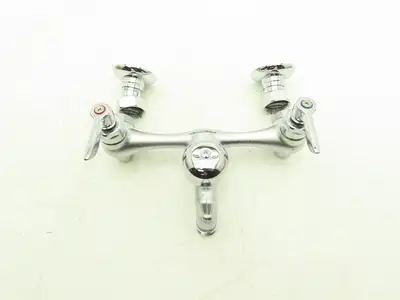 American Standard Commercial Wall-Mount Service Sink Faucet 3" Vac Breaker Spout