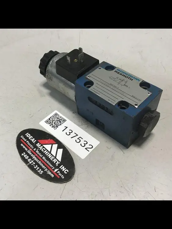 Used MANNESMANN REXROTH 3WE6A60/EG24N9K4 Valves/Fittings Michigan US | Ideal Machinery #595286