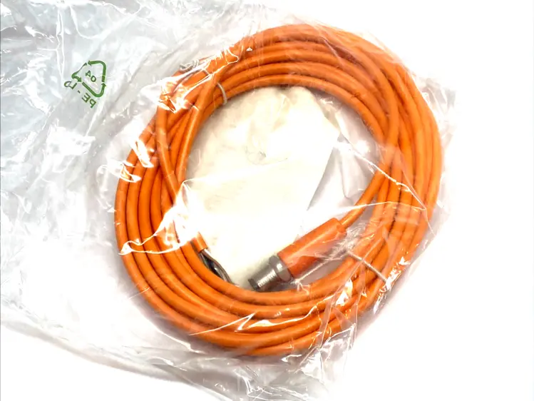 New | in-Stock IFM M12 MALE CORDSET 5M PVC ORANGE IP69K Cable & Wire | Maverick Industrial Sales #1100718