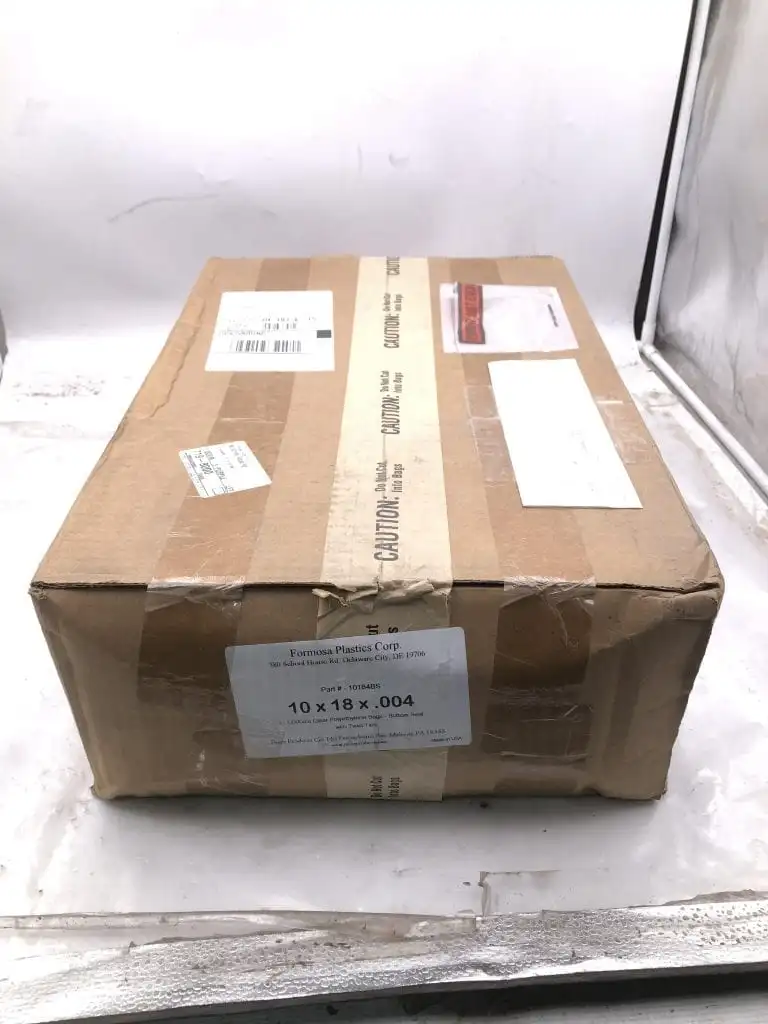 Formosa Plastics 10184BS Clear Polyethylene Bags 10″ X 18″ X 0.004″ -NIB of 1000
