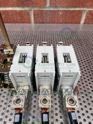USED ABB OETL-NF200A DISCONNECT SWITCH W/ FERRAZ SHAWMUT 69133 DISTRIBUTION BLOCK
