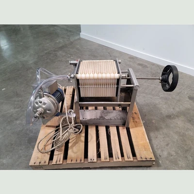 Stainless Steel Laboratory Filter Press with Pump