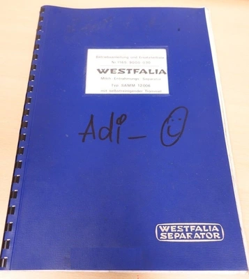 Westfalia SAMM 12006 warm milk separator, 316SS.