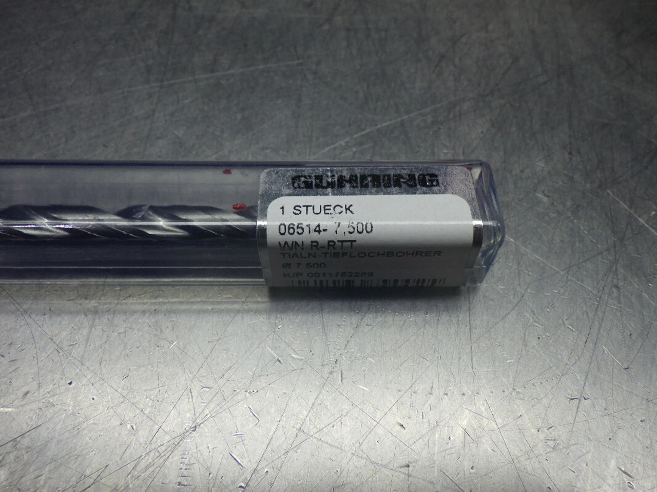 Guhring 7.5mm Coolant Thru 40xD Carbide Drill 8mm Shank 9065140075000 (LOC1153A)