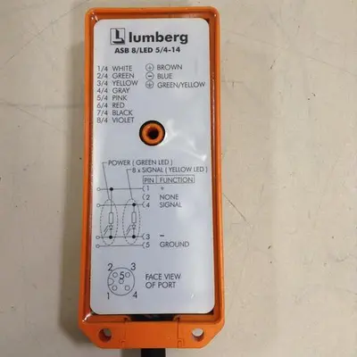 USED LUMBERG ASB 8/LED 5/4-14