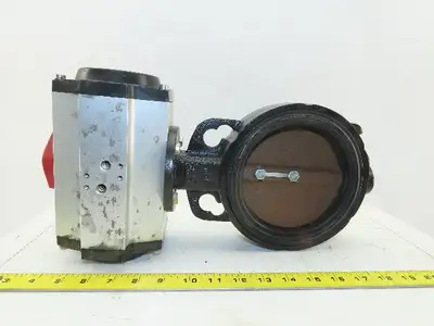Sure Torque Series ST-DA Model I-103 Pneumatic Actuator W/5" Butterfly Valve