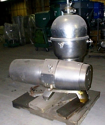 (2) De Laval 525 warm milk separators, CS/SS bowl liner.