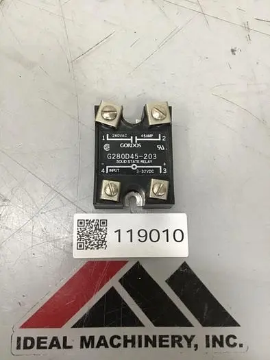Used GORDOS G280D45-203 Relays & Switches Michigan US | Ideal Machinery #570947