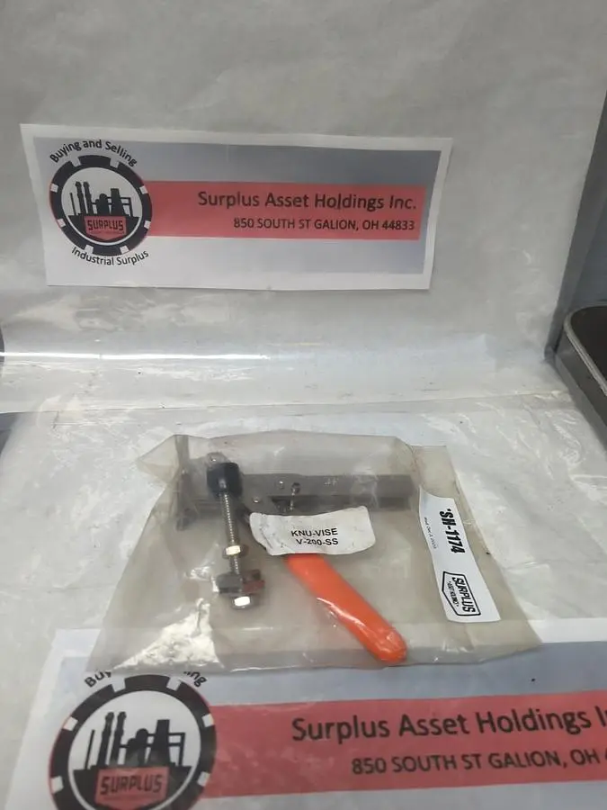New | in-Stock KNU-VISE V-200-SS Clamps Ohio US | Surplus Asset Holdings #1227815