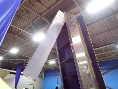 E-pack Machinery  100" X 10" Incline Conveyor Belt