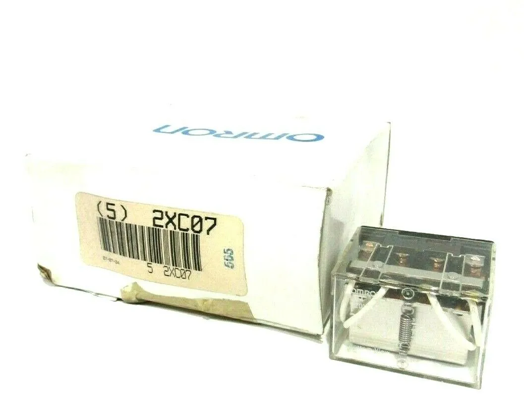 LOT OF 5 NEW OMRON 2XC07 RELAYS