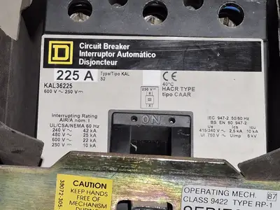 USED SQUARE D KAL36225