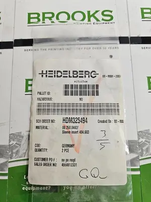 USED HEIDELBERG HDM325494