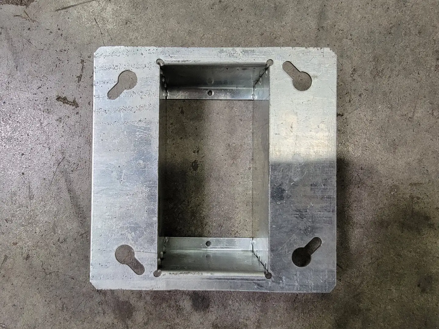4x4" Lifted Electrical Utility Plate