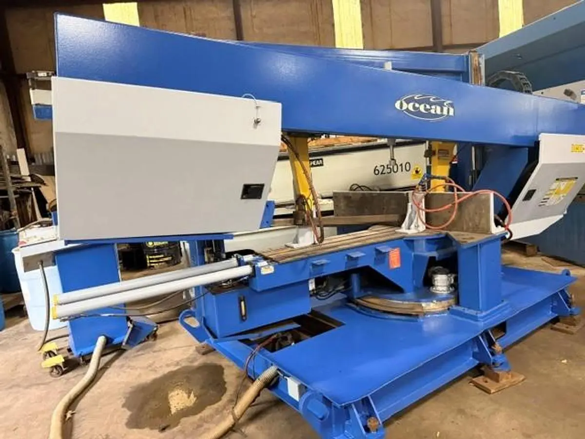 Used OCEAN HYDMECH DM18/42 Horizontal Dual Column Band Saws Arkansas US | SMF MACHINE TOOLS #1548854