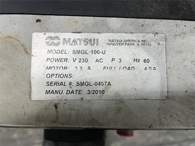 USED MATSUI SMGL-100U
