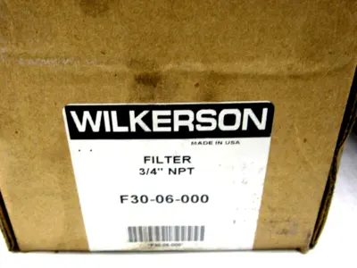 NEW WILKERSON F30-06-000 3/4" NPT FILTER F3006000