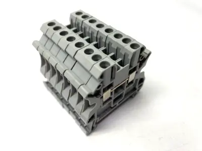 USED PHOENIX CONTACT FEED-THROUGH TERMINAL BLOCK 3044102 LOT OF 8