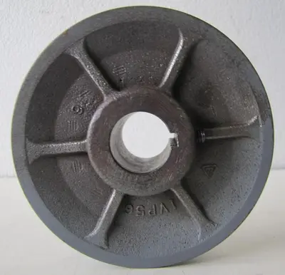 Variable Pitch 1VP56 V Belt Pulley 5-3/8" OD 1-1/8 Keyed ID Single Groove