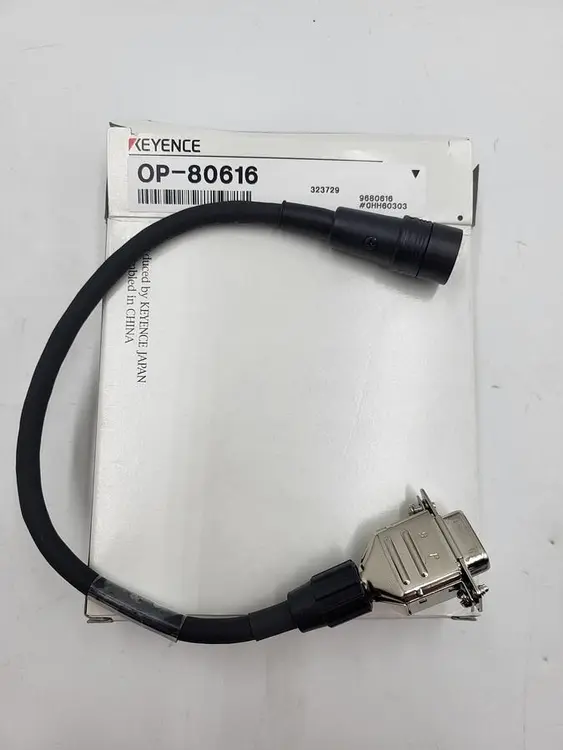 New | in-Stock KEYENCE KEYENCE OP-80616 9 PIN CABLE *IN BOX* Cable & Wire | ND Industrial Surplus #1217044