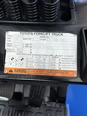 USED 2006 TOYOTA 7FGCU25