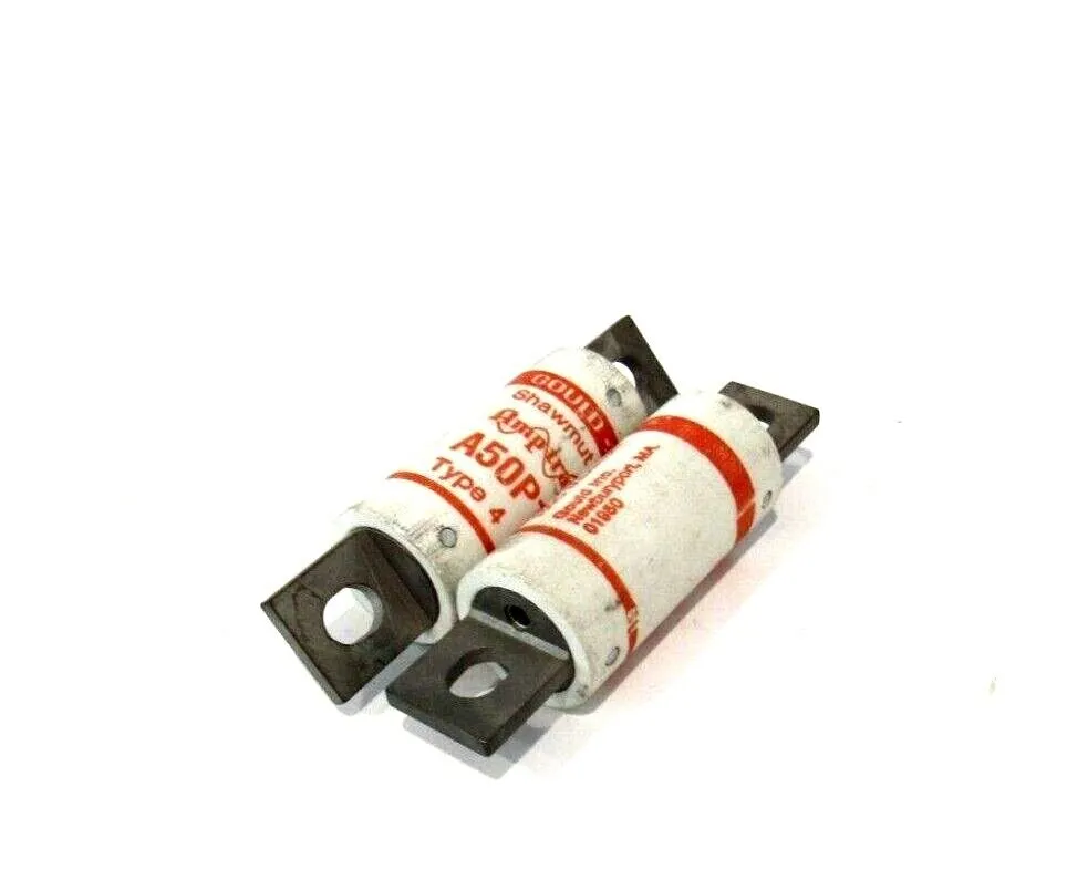LOT OF 2 NEW GOULD SHAWMUT A50P100 FUSES TYPE 4