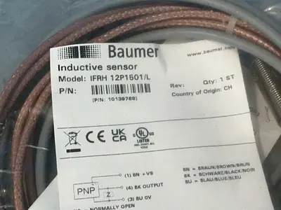 New | in-Stock BAUMER IFRH 12P1501/L Proximity Sensors Ohio US | HGR 24 #1323837