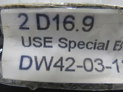2D16.9 2 Groove 16.9" D Pulley/Sheave Special Bushed Bore