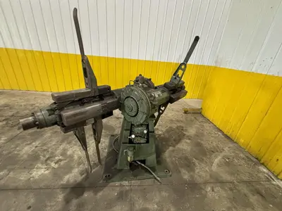 3,000 LBS X 12" LITTELL MODEL #20-12 DOUBLE END PULL OFF UNCOILER COIL REEL: STOCK #23705