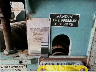 USED NEWMAN S-382 HYDRAULIC DRIVE DOUBLE PLANER
