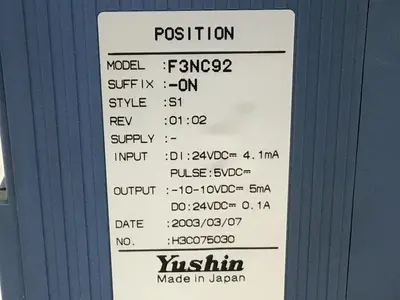 USED YUSHIN AMERICA F3NC92-ON