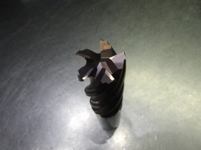 SGS 25mm 5 Flute Carbide CR Endmill 25mm Shank 1mm R TM Coated 47085 (LOC2238A)