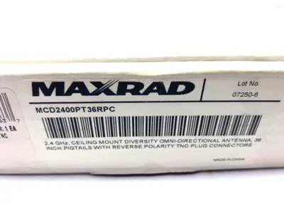 USED MAXRAD OMNI-DIRECTIONAL DIVERSITY ANTENNA 2.5DBL 36" RPTNC