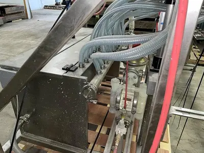 USED APEX FILLING SYSTEMS POF-12 12 SPOUT PRESSURE LIQUID FILLER