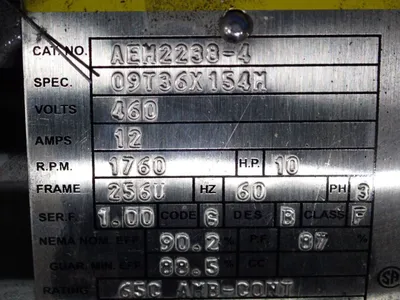 USED BALDOR AEM22384