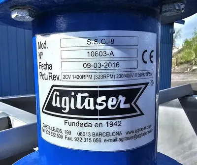Used 585 Gallon Tank, Stainless Steel, With Mixer & Pump
