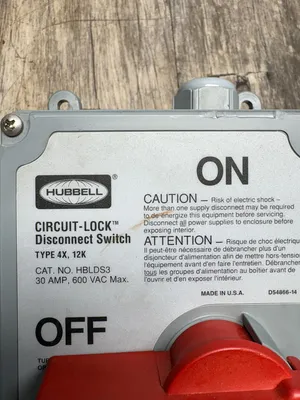 Used HUBBELL HBLDS3 Misc Electrical & Power Parts South Carolina US | ESS Industrial Equipment Sales #1310599