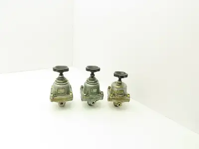 Knorr Pneumatic DMV-6/7.5 Pneumatic Air Regulating Valve 1/4"  Lot of 3  *Read*