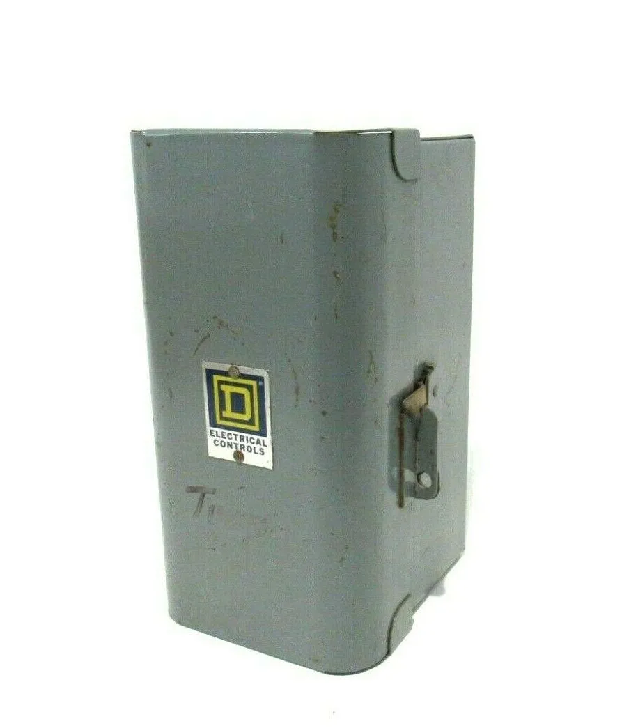USED SQUARE D 9050-BG-5D RELAY TIMING ENCLOSURE 9050BG5D