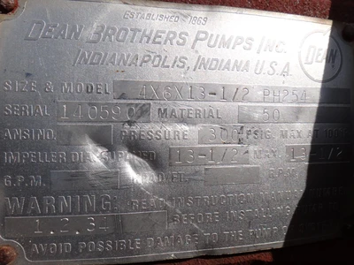 USED DEAN BROS PH254