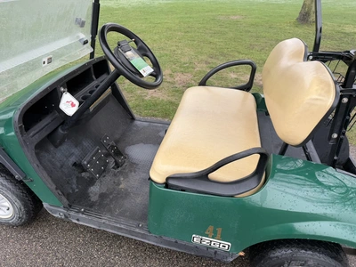 (1) 2017 E-Z-Go golf cart with a Kawasaki gas engine, model 625111G01, does not include Club canopy,...