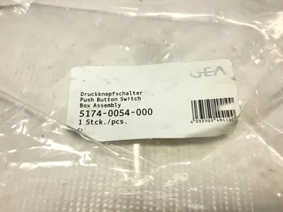 Druckknopfschalter 5174-0054-000 Push Button Switch Box Assembly