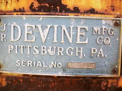 Dryer, Tray, Vacuum, 450 SF, 15 Trays, C/st, JP Devine, #C737423