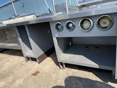 Used Falcon Restaurant Supply Used 72" Stainless Steel Drink Station - SS190 Underbar Equipment Illinois US | Falcon Restaurant Supply #1375994