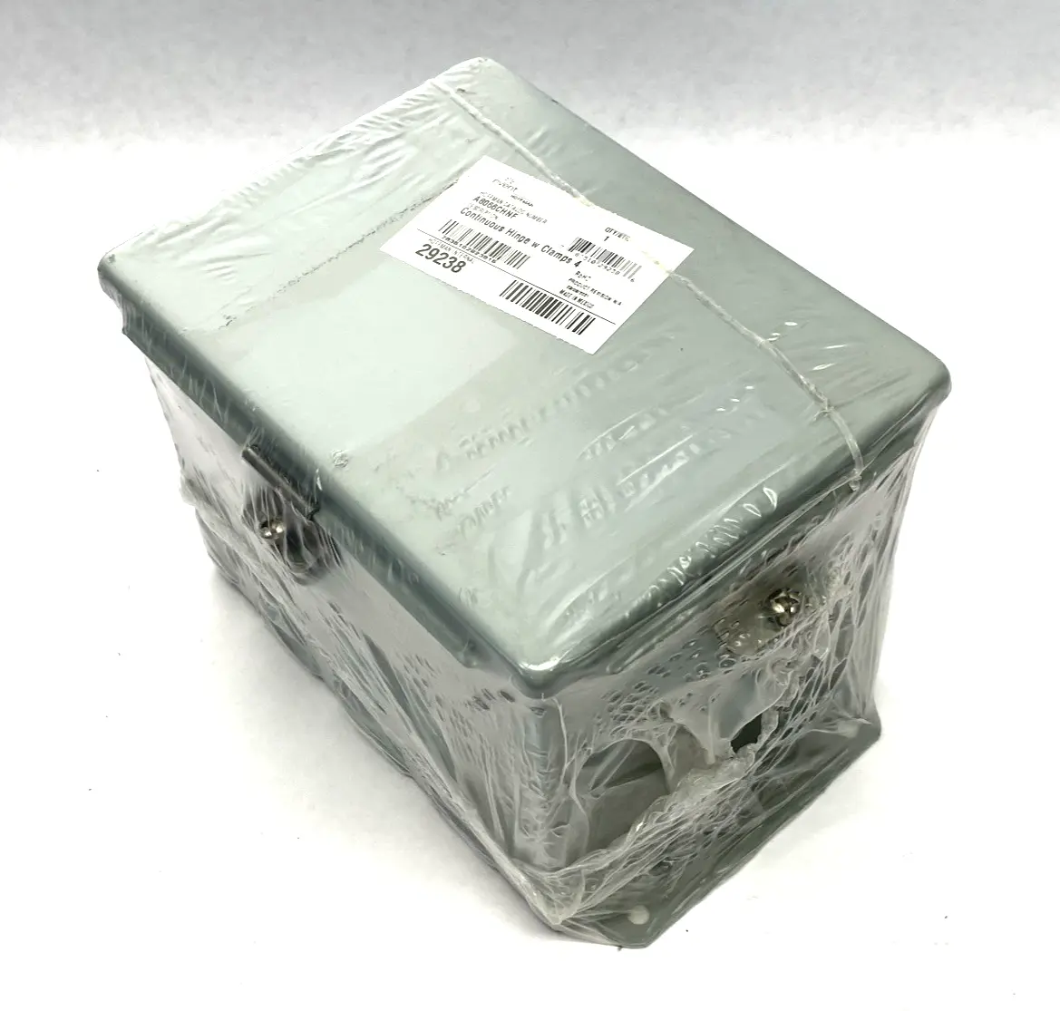 New | in-Stock Hoffman nVent Continuous Hinge Enclosure with Clamps Type 4, 8x6x6 Electrical Boxes Michigan US | Maverick Industrial Sales #1392601