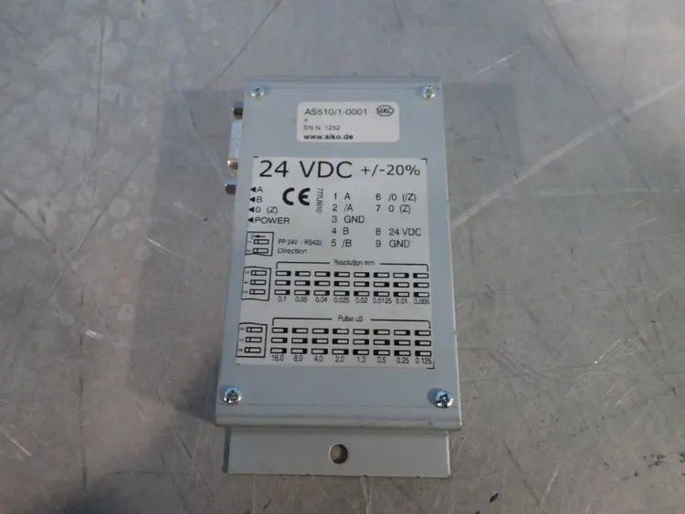 Used SIKO AS510/10001 Input / Output Modules | HGR 24 #753432