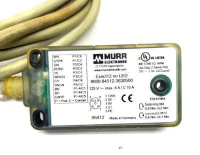 USED MURRELEKTRONIK I/O JUNCTION BOX EXACT12, 4XM12, 5-POLE