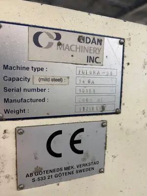 2009 CIDAN FUTURA 30 Sheet Metal Folders | FERRIC Machinery, Inc. (2)