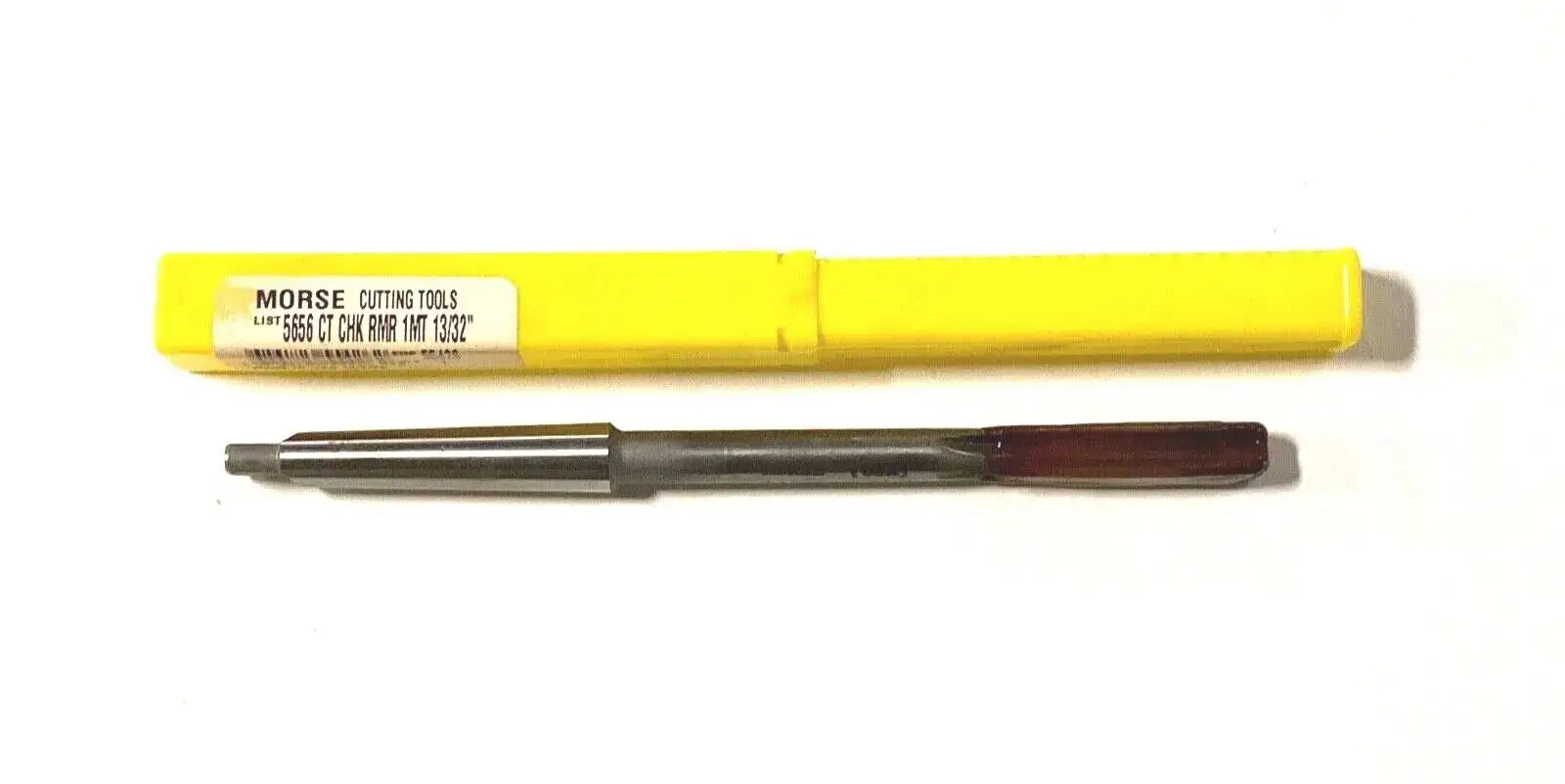 Morse 13/32" Chucking Reamer Carbide Tipped Taper Shank 1MT USA Made 55426